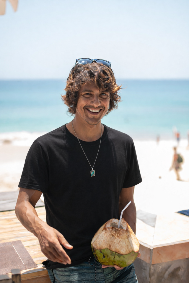Rodrigo at Dreamland beach, Bali